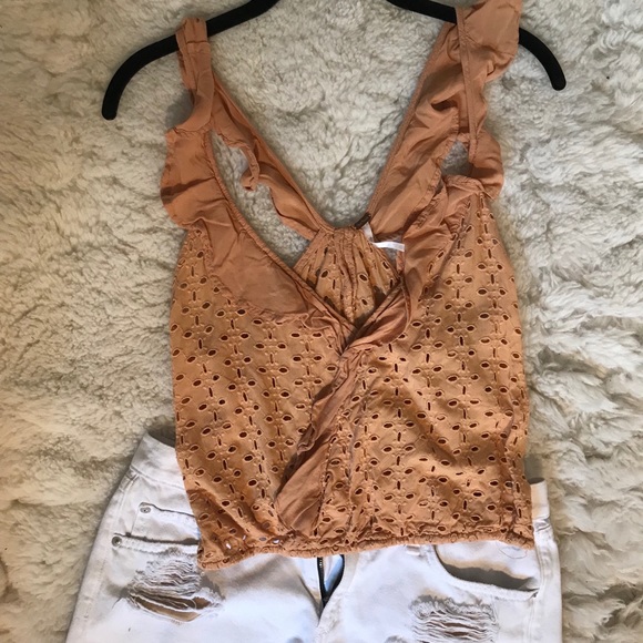 Free people orange crop - Picture 8 of 8